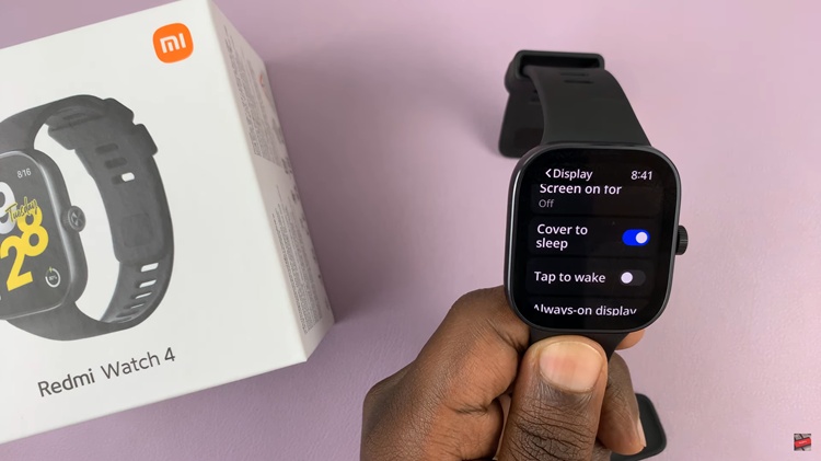 How To Turn ON & OFF Cover To Sleep On Redmi Watch 4