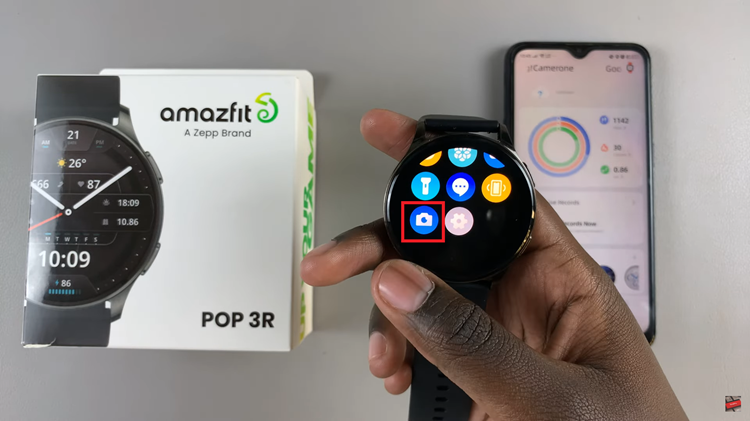 How To Use Amazfit Pop 3R As Camera Remote