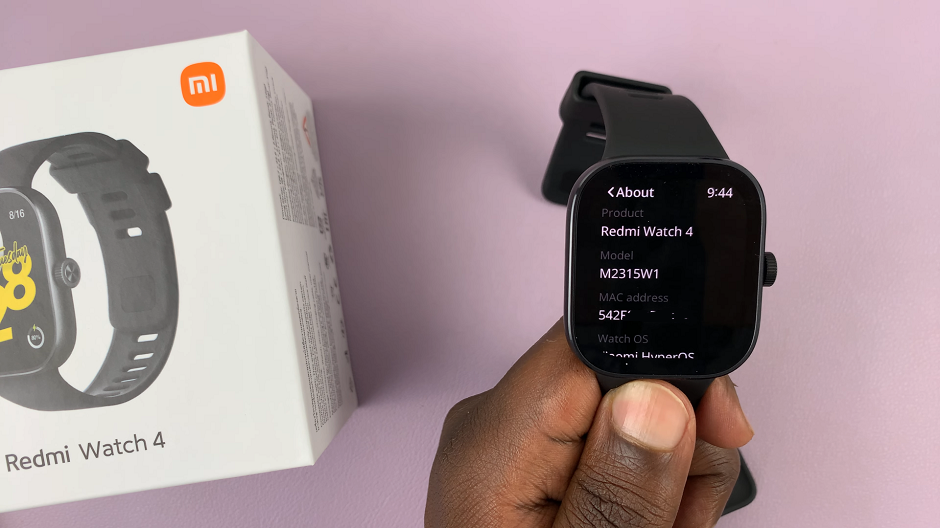 See Model and Serial Number & MAC Address On Redmi Watch 4