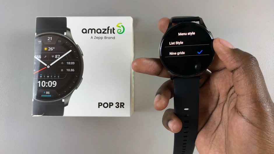Customize Apps Screen On Amazfit Pop 3R