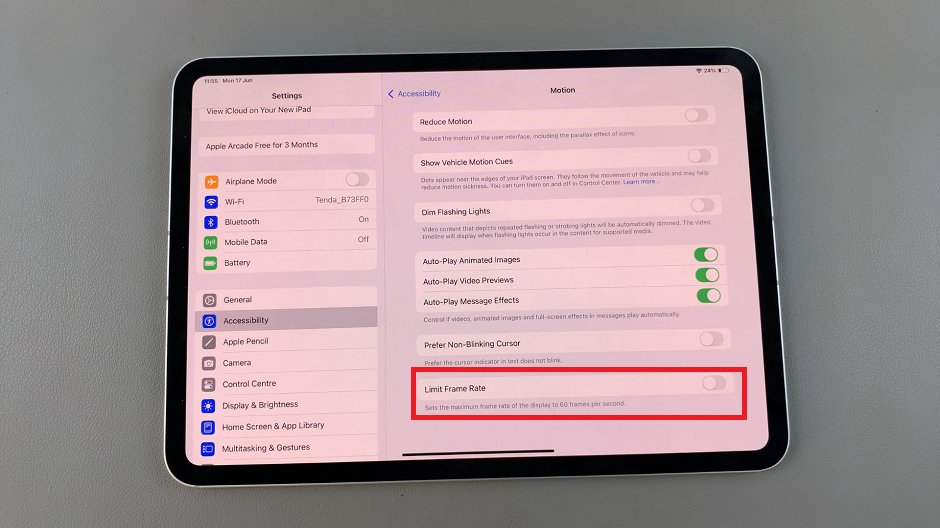 How To Enable 60Hz Refresh Rate On iPad