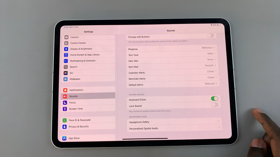 How To Disable Lock Sound On iPad