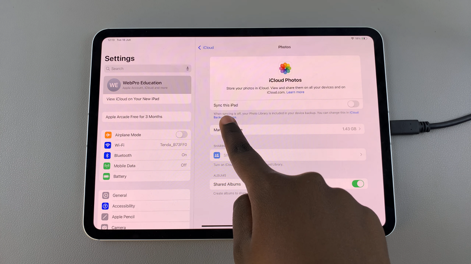 How To Stop Syncing Photos & Videos To iCloud On iPad