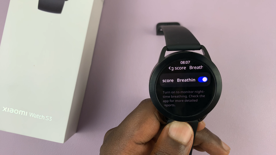 Measure Blood Oxygen During Sleep On Xiaomi Watch S3