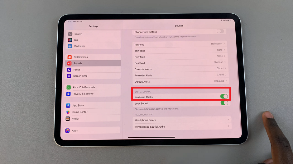 How To Turn Off Keyboard Sounds On iPad