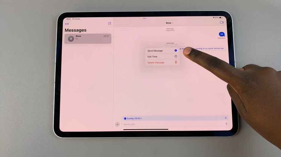 How To Cancel Scheduled Messages In iOS 18 (iPad)