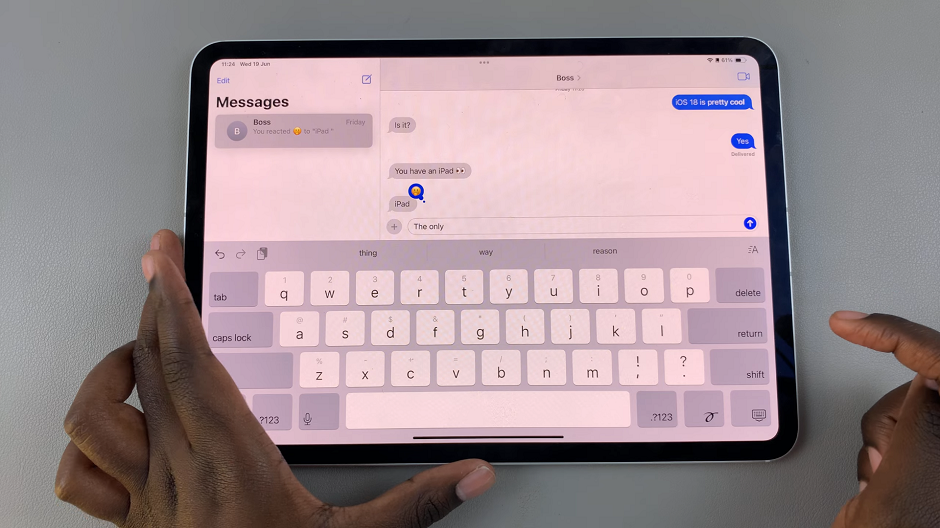 How To Use Predictive Text On iPad