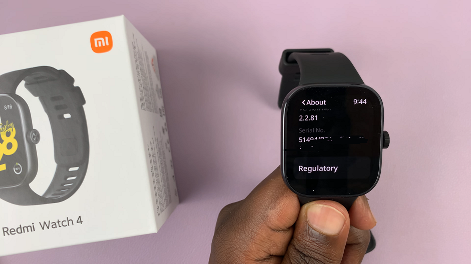 How To See Serial Number On Redmi Watch 4