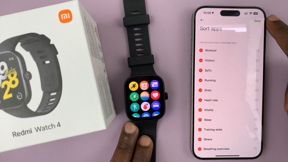 How To Re-arrange Apps On Redmi Watch 4