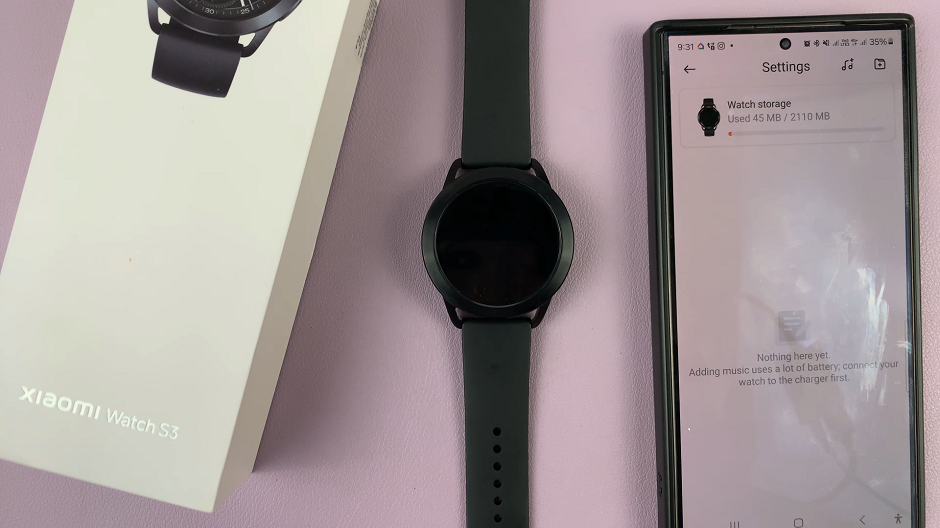 Check Available Storage Space On Xiaomi Watch S3