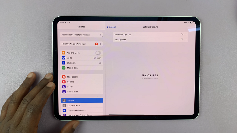 iPadOS is up to Date