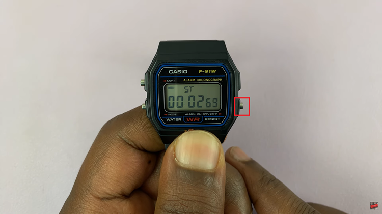 Use Stop Watch On Casio F 91W