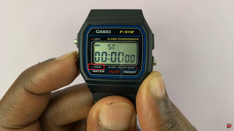 Use Stop Watch On Casio F 91W