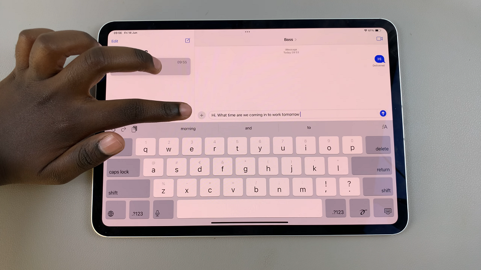 How To Schedule Messages In iOS 18 (iPad)
