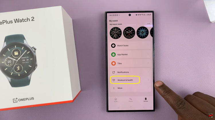 Adjust Workout Goals On OnePlus Watch 2