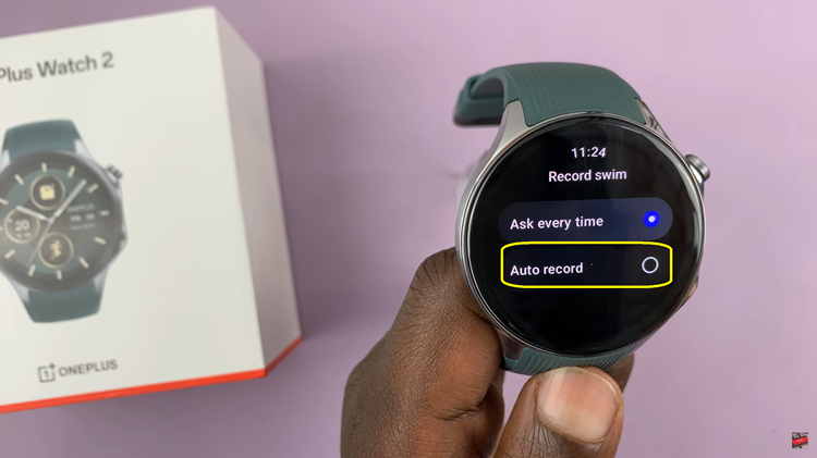 Auto Record Workouts On OnePlus Watch 2