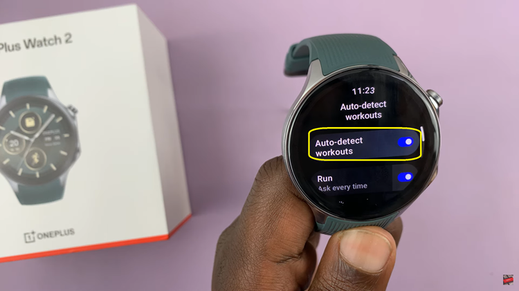 Auto Record Workouts On OnePlus Watch 2
