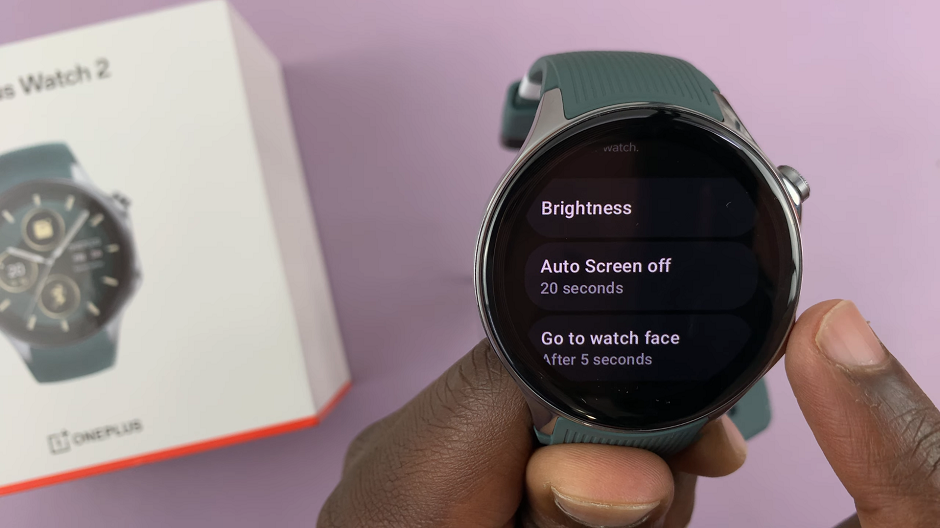How To Change Screen Timeout Period On OnePlus Watch 2