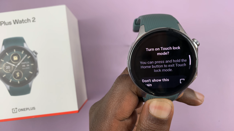 Temporarily Disable Touch Screen On OnePlus Watch 2