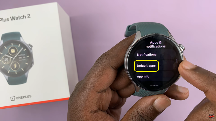 Choose Default Apps On OnePlus Watch 2