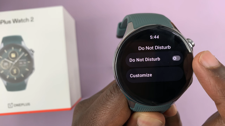 Customize Do Not Disturb Mode On OnePlus Watch 2