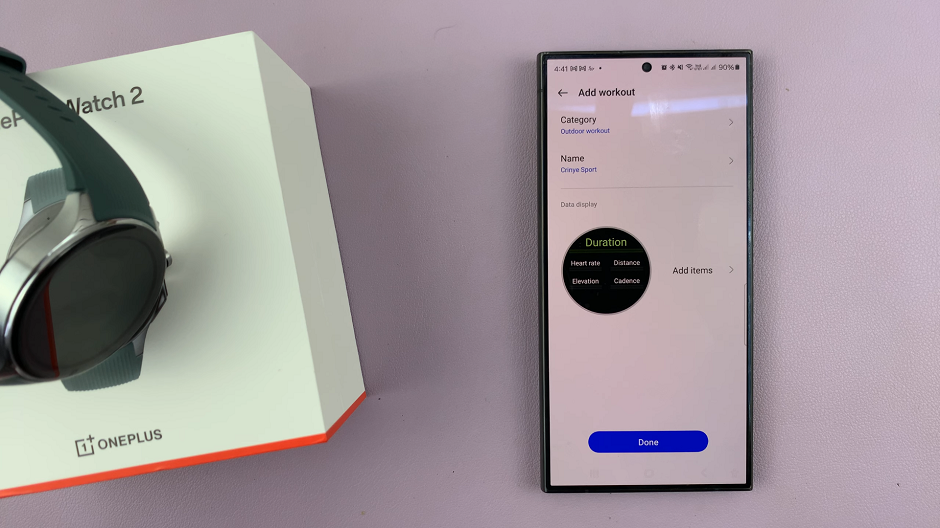 Create Custom Workout On OnePlus Watch 2