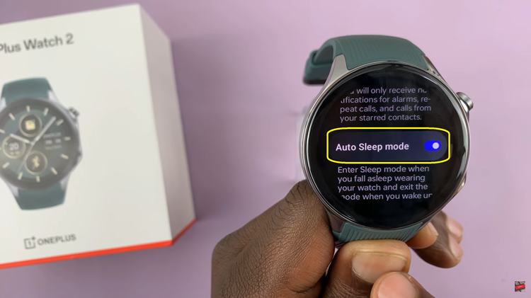 How To Enable Auto Sleep Mode On OnePlus Watch 2