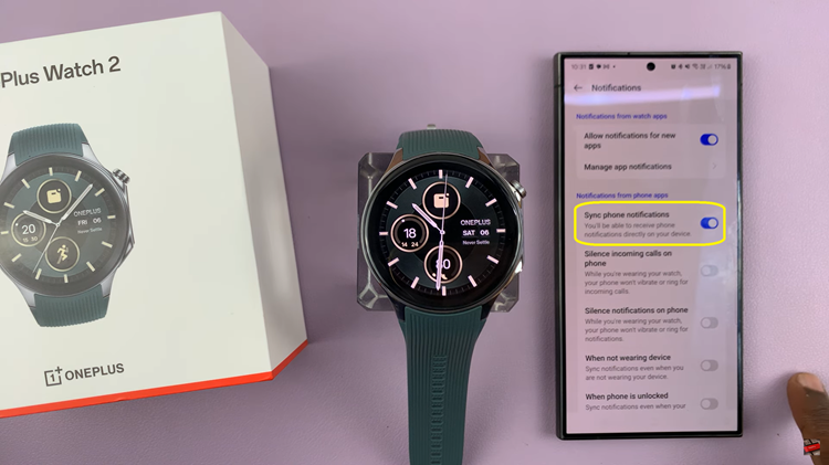 Enable & Disable 'Sync Phone Notifications' On OnePlus Watch 2