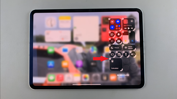 How To Add & Remove Calculator From Control Centre On iPad