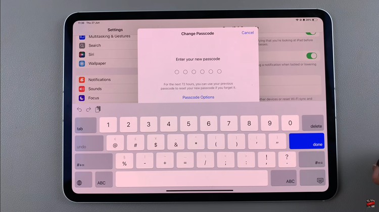 Cómo cambiar su contraseña en iPad