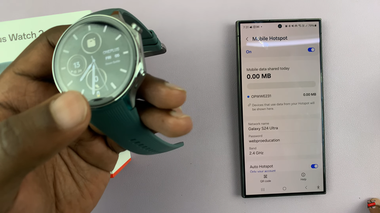 How To Connect OnePlus Watch 2 To Mobile Hotspot