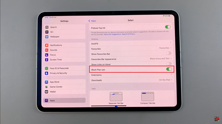 How To Disable Pop-Ups In Safari On iPad