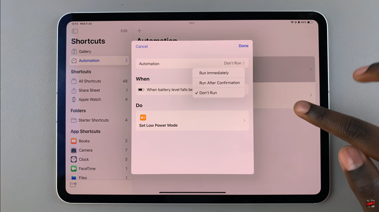 How To Enable Automation On iPad