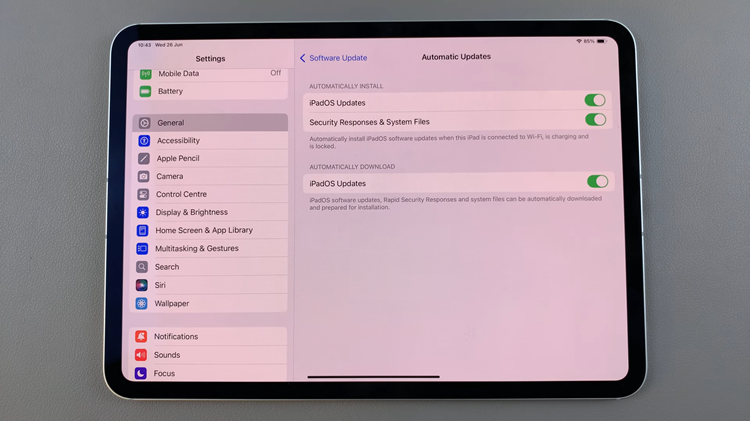 How To Enable & Disable Automatic Updates On iPad
