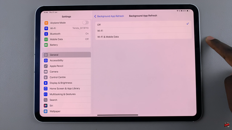 How To Enable & Disable 'Background App Refresh' On iPad