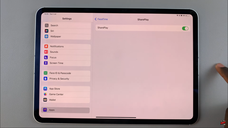 How To Enable & Disable SharePlay On iPad