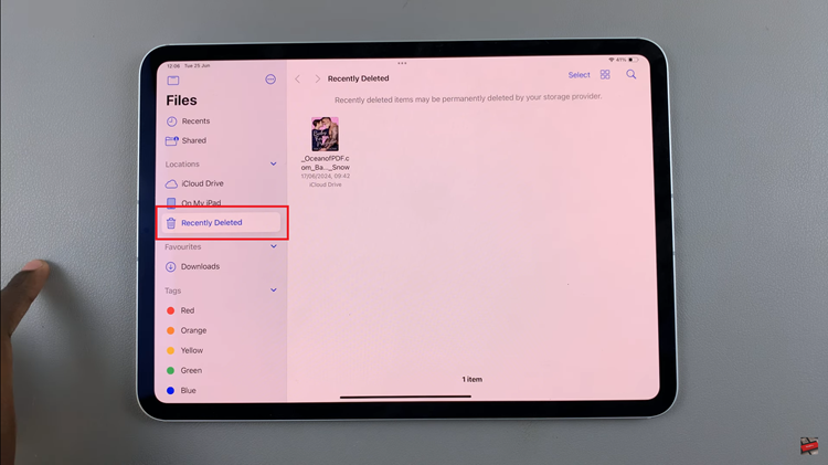 How To Find Recycle Bin (Deleted Items) On iPad
