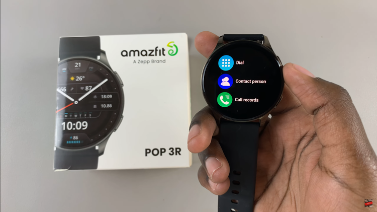 Cómo hacer llamadas telefónicas en Amazfit Pop 3R