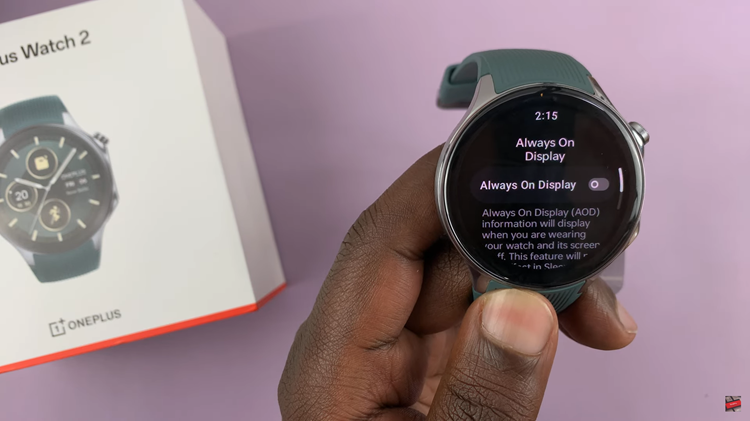 How To Turn ON Always ON Display On OnePlus Watch 2