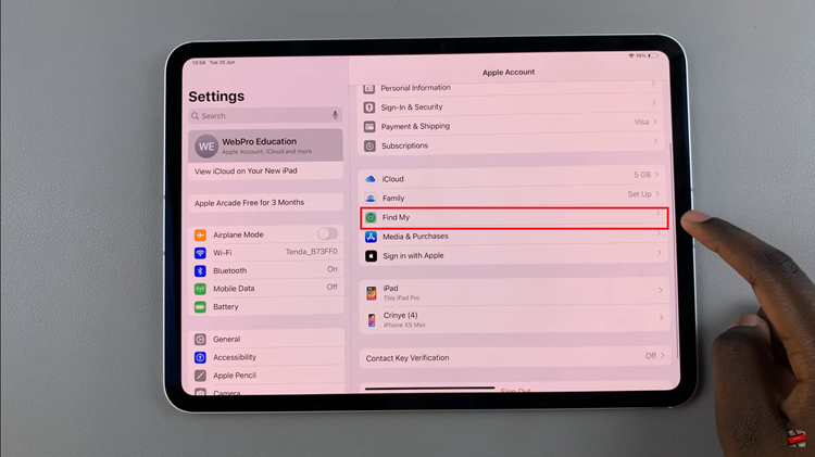 How To Turn ON 'Share My Location With Family and Friends' On iPad