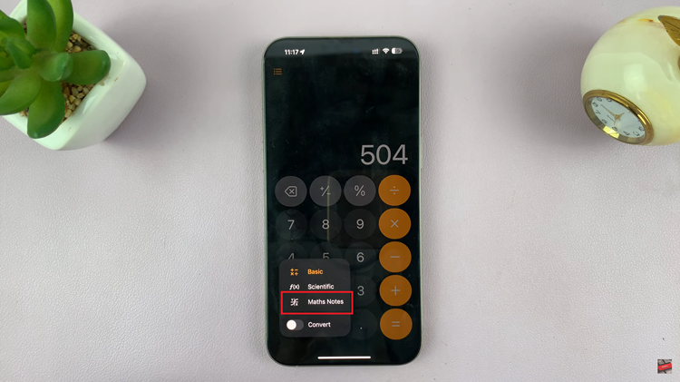 How To Use Maths Notes In Calculator App On iOS 18 (iPhone)