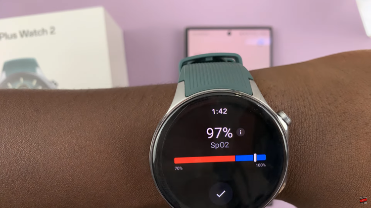 Measure Blood Oxygen On OnePlus Watch 2