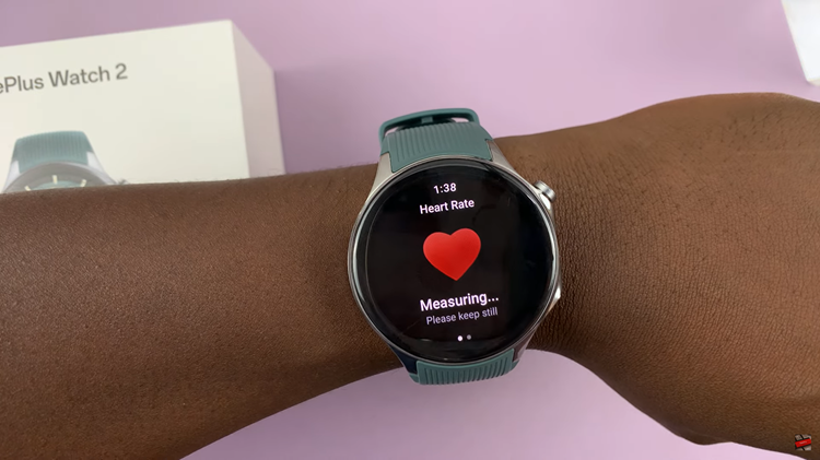 Measure Heart Rate On OnePlus Watch 2