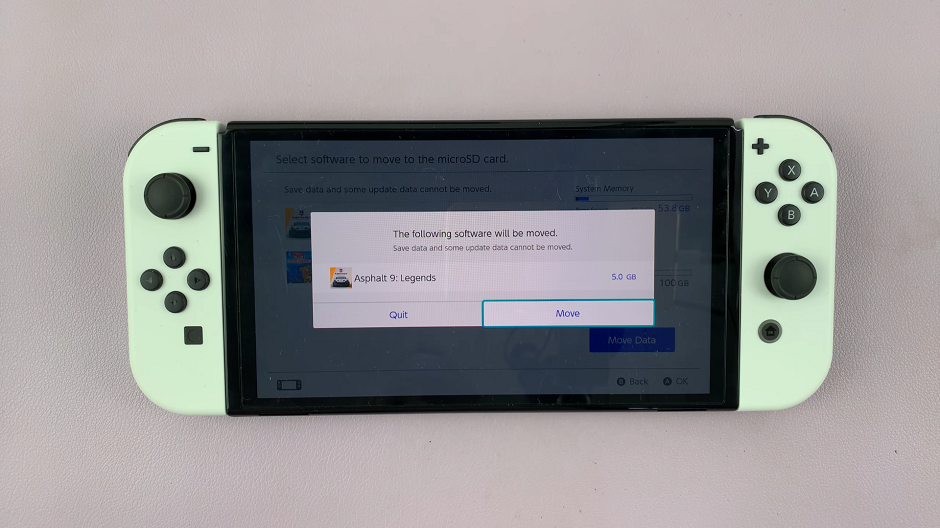 How To Transfer Nintendo Switch Games From System Memory To SD Card