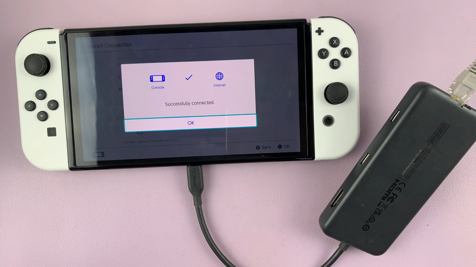 How To Connect Wired Internet (Ethernet Cable) To Nintendo Switch Without Dock