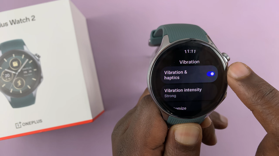 How To Adjust Vibration Intensity On OnePlus Watch 2