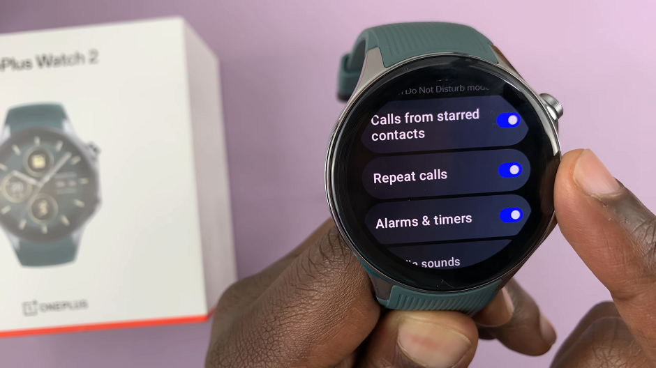 How To Customize Do Not Disturb Mode On OnePlus Watch 2