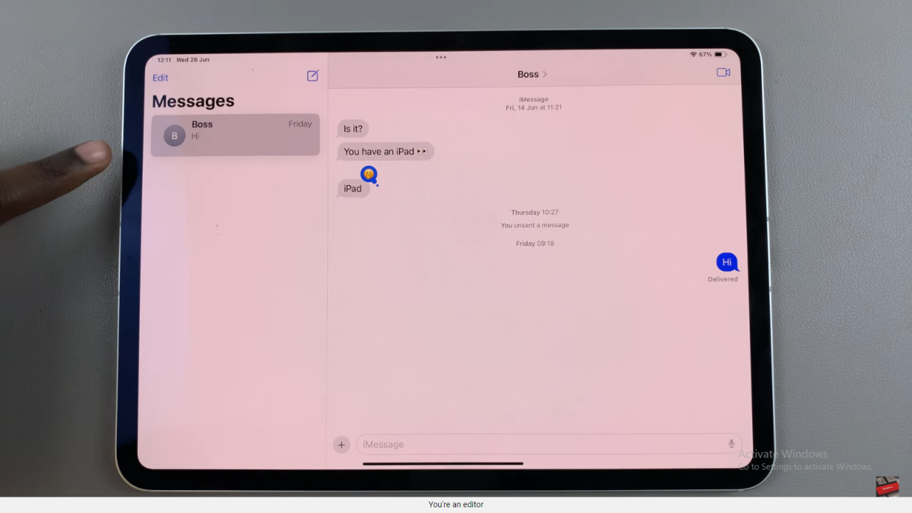 Block Messages On An iPad