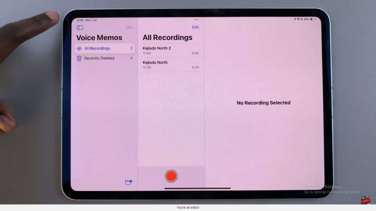 Recover Deleted Voice Memos On iPad