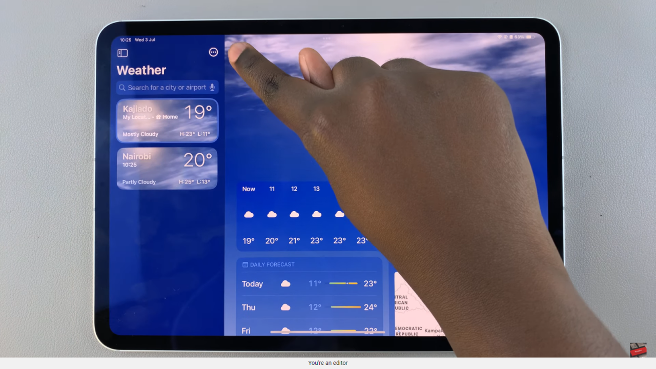 Get Weather Alerts On iPad